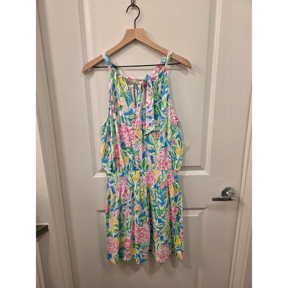 Lilly Pulitzer Shirelle skirted romper grove garden - Picture 3 of 9